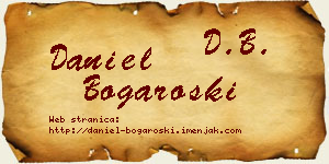 Daniel Bogaroški vizit kartica
